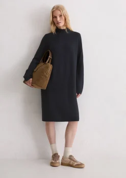 Seamless-Strickkleid loose aus softer Bio-Baumwolle