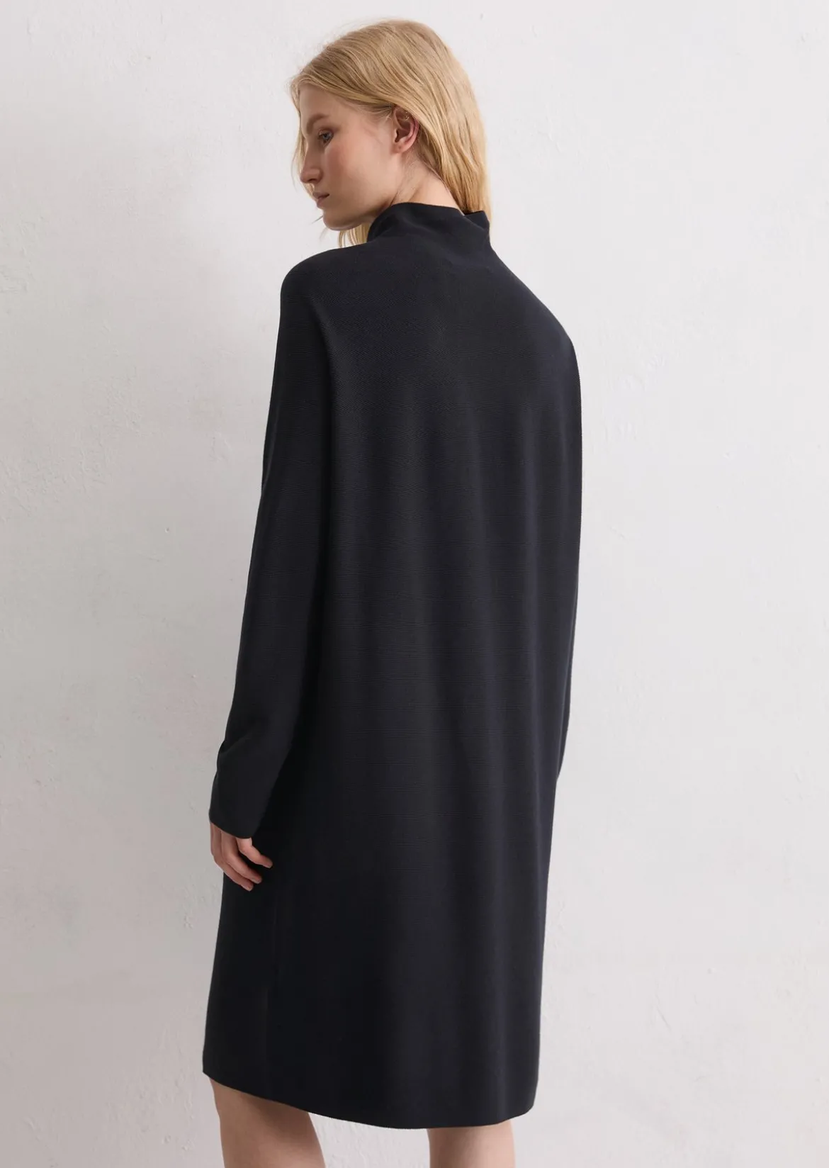 Seamless-Strickkleid loose aus softer Bio-Baumwolle