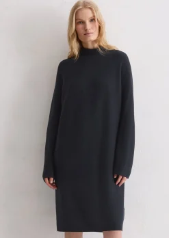 Seamless-Strickkleid loose aus softer Bio-Baumwolle