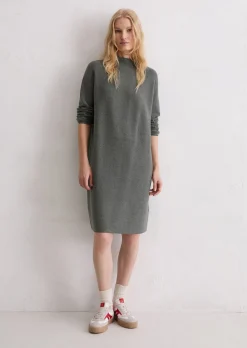 Seamless-Strickkleid loose aus softer Bio-Baumwolle