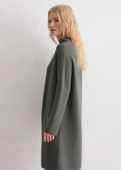 Seamless-Strickkleid loose aus softer Bio-Baumwolle