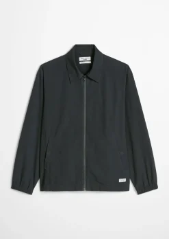 Seersucker-Overshirt aus reiner Bio-Baumwolle