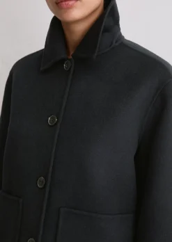 Shirtjacke regular aus edlem Woll-Doubleface