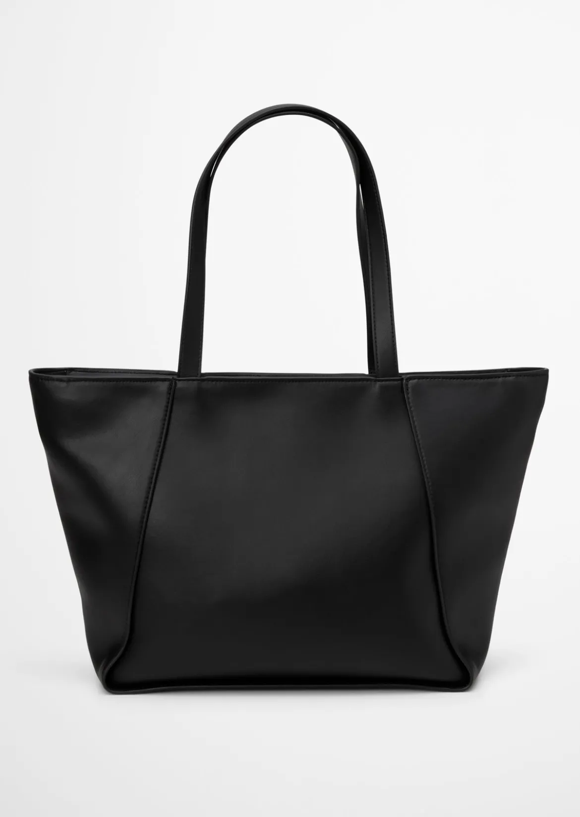 Shopper aus einer Lederalternative aus recyceltem Polyester