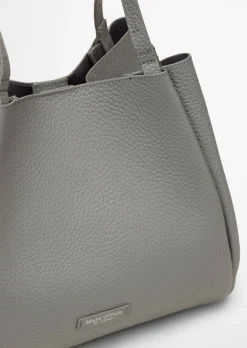 Shopper aus genarbtem Rindleder