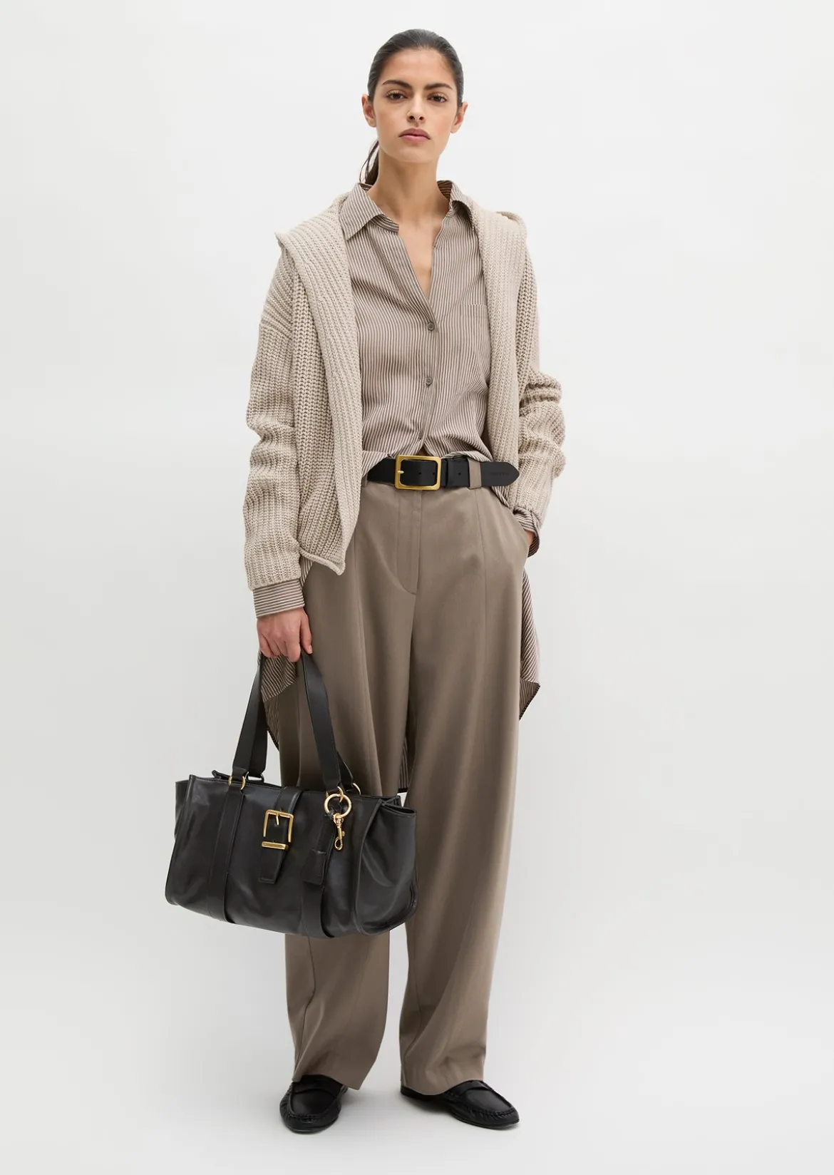 Shopper aus hochwertigem Rindleder