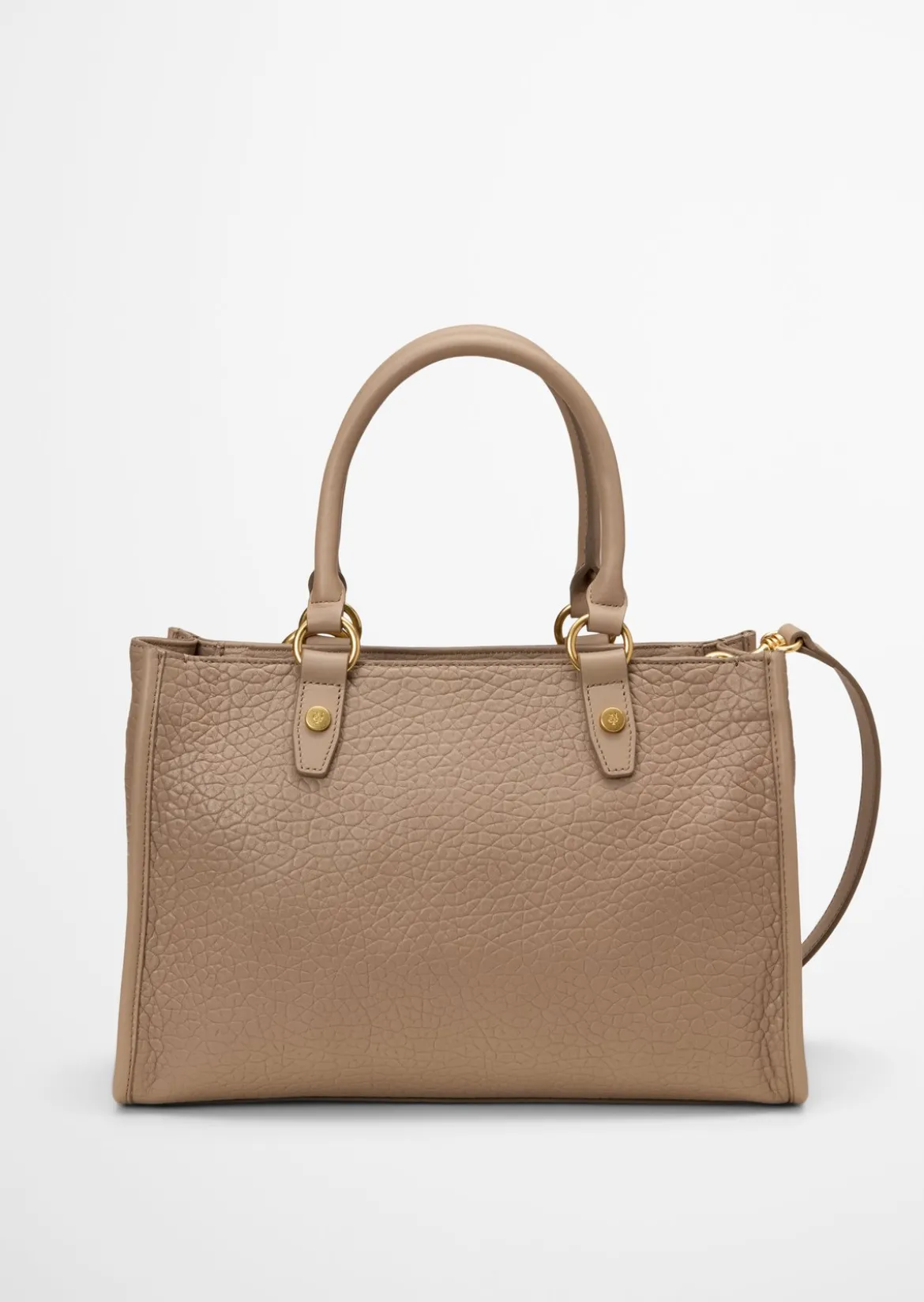 Shopper small aus strukturiertem Schafleder