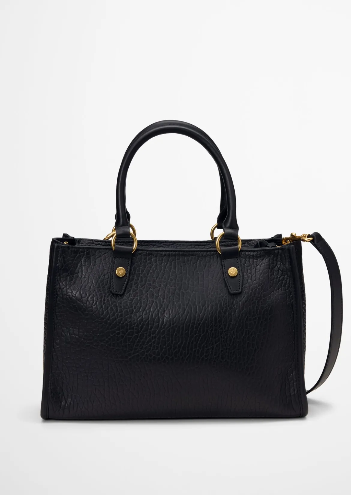 Shopper small aus strukturiertem Schafleder