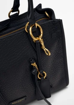 Shopper small aus strukturiertem Schafleder