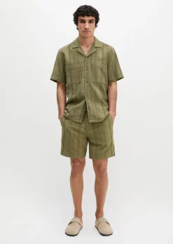 Shorts Model Arik Jogger mit Jacquard-Struktur-Mix