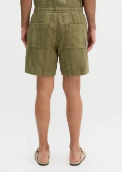 Shorts Model Arik Jogger mit Jacquard-Struktur-Mix