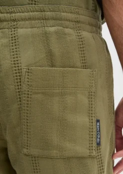 Shorts Model Arik Jogger mit Jacquard-Struktur-Mix