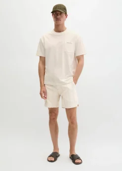 Shorts Model Arik Jogger mit Jacquard-Struktur-Mix