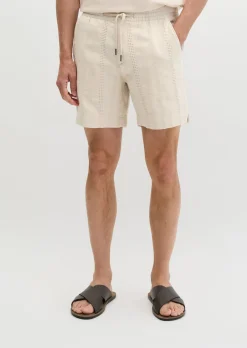 Shorts Model Arik Jogger mit Jacquard-Struktur-Mix