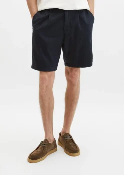 Shorts Model Eksjö Jogger pleats relaxed aus TENCEL™ Lyocell -Leinen-Mix
