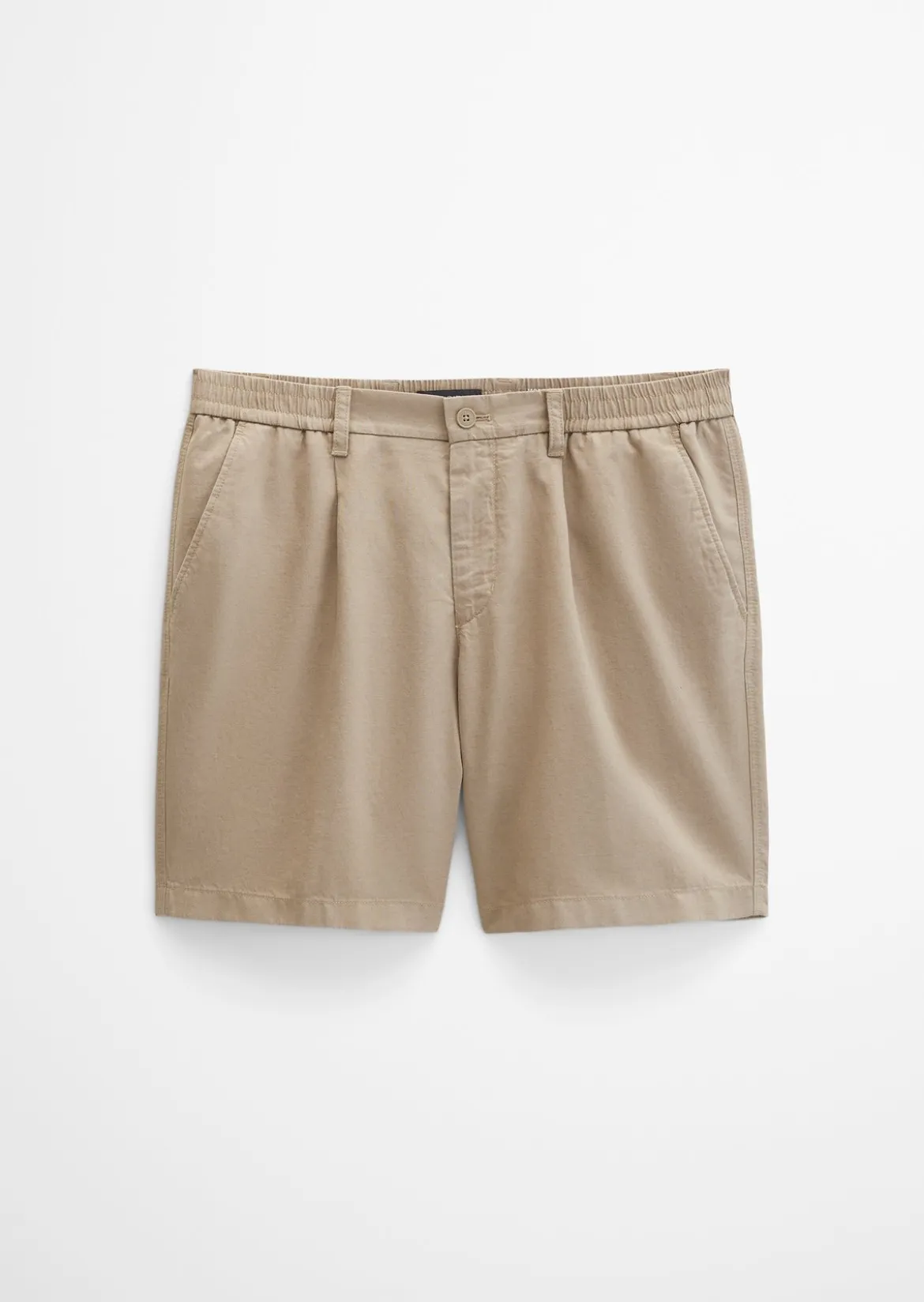 Shorts Model Eksjö Jogger pleats relaxed aus TENCEL™ Lyocell -Leinen-Mix