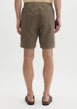 Shorts Model Eksjö Jogger pleats relaxed aus TENCEL™ Lyocell -Leinen-Mix