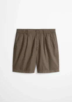 Shorts Model Eksjö Jogger pleats relaxed aus TENCEL™ Lyocell -Leinen-Mix