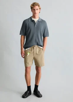 Shorts Model Filip relaxed aus Bio-Baumwolle und Leinen