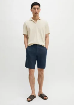 Shorts Model Reso Jogger regular aus europäischem Leinen