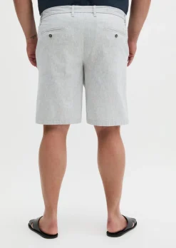 Shorts Model Reso Jogger regular aus Bio-Baumwoll-Leinen-Mix