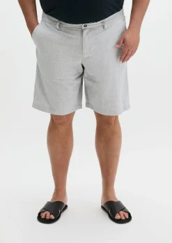 Shorts Model Reso Jogger regular aus Bio-Baumwoll-Leinen-Mix