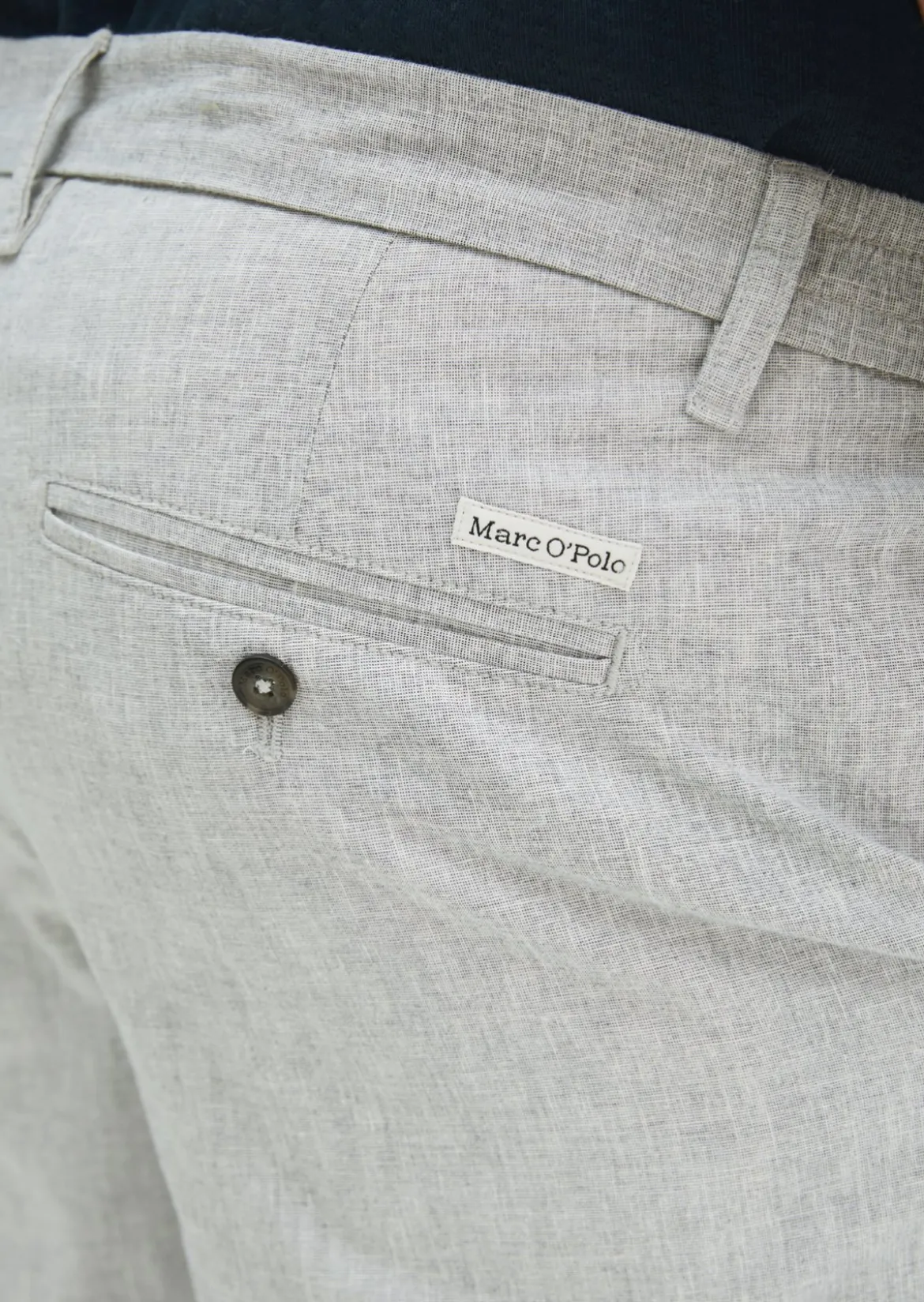 Shorts Model Reso Jogger regular aus Bio-Baumwoll-Leinen-Mix