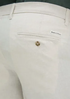 Shorts Model Reso Jogger regular aus Bio-Baumwoll-Leinen-Mix