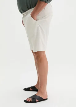 Shorts Model Reso Jogger regular aus Bio-Baumwoll-Leinen-Mix