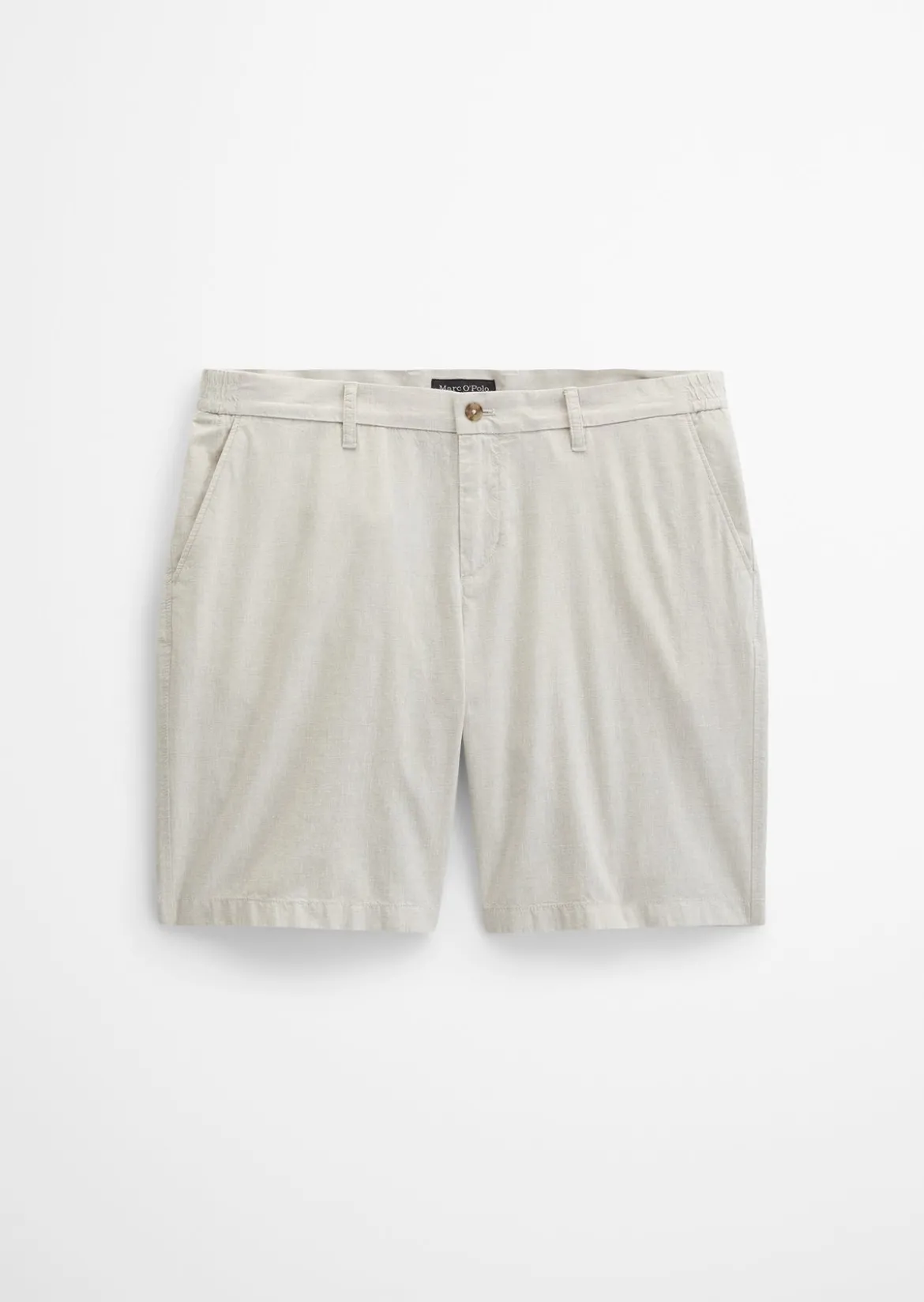 Shorts Model Reso Jogger regular aus Bio-Baumwoll-Leinen-Mix