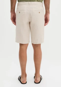 Shorts Model Reso Jogger regular aus europäischem Leinen