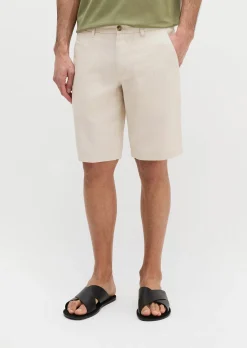 Shorts Model Reso Jogger regular aus europäischem Leinen