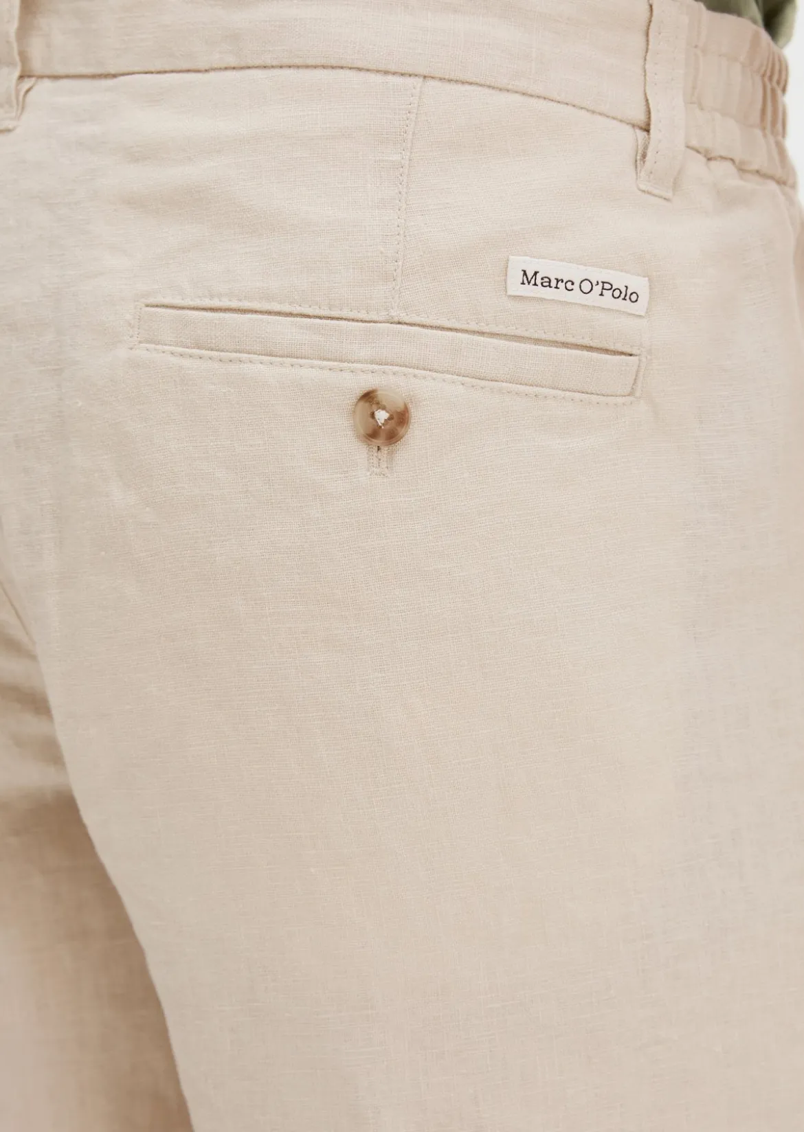 Shorts Model Reso Jogger regular aus europäischem Leinen