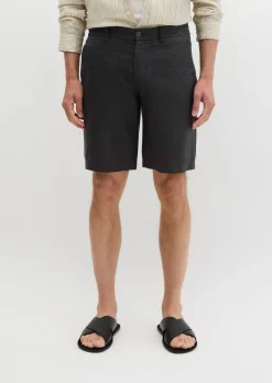 Shorts Model Reso Jogger regular aus europäischem Leinen
