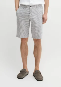 Shorts Model Reso Jogger regular aus Leinen und Bio-Baumwolle