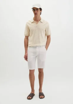 Shorts Model Reso Jogger regular aus europäischem Leinen