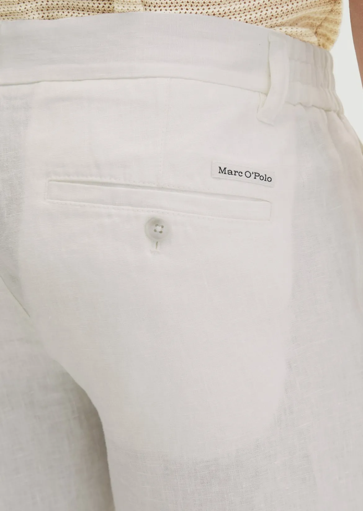 Shorts Model Reso Jogger regular aus europäischem Leinen