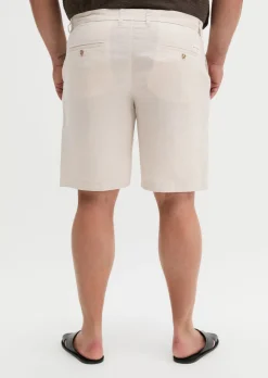 Shorts Model Reso Jogger regular aus reinem Leinen