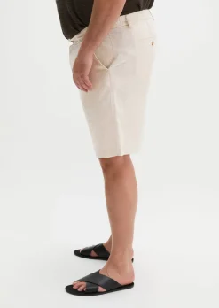 Shorts Model Reso Jogger regular aus reinem Leinen