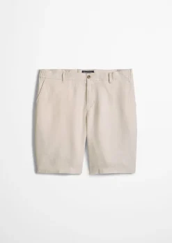 Shorts Model Reso Jogger regular aus reinem Leinen