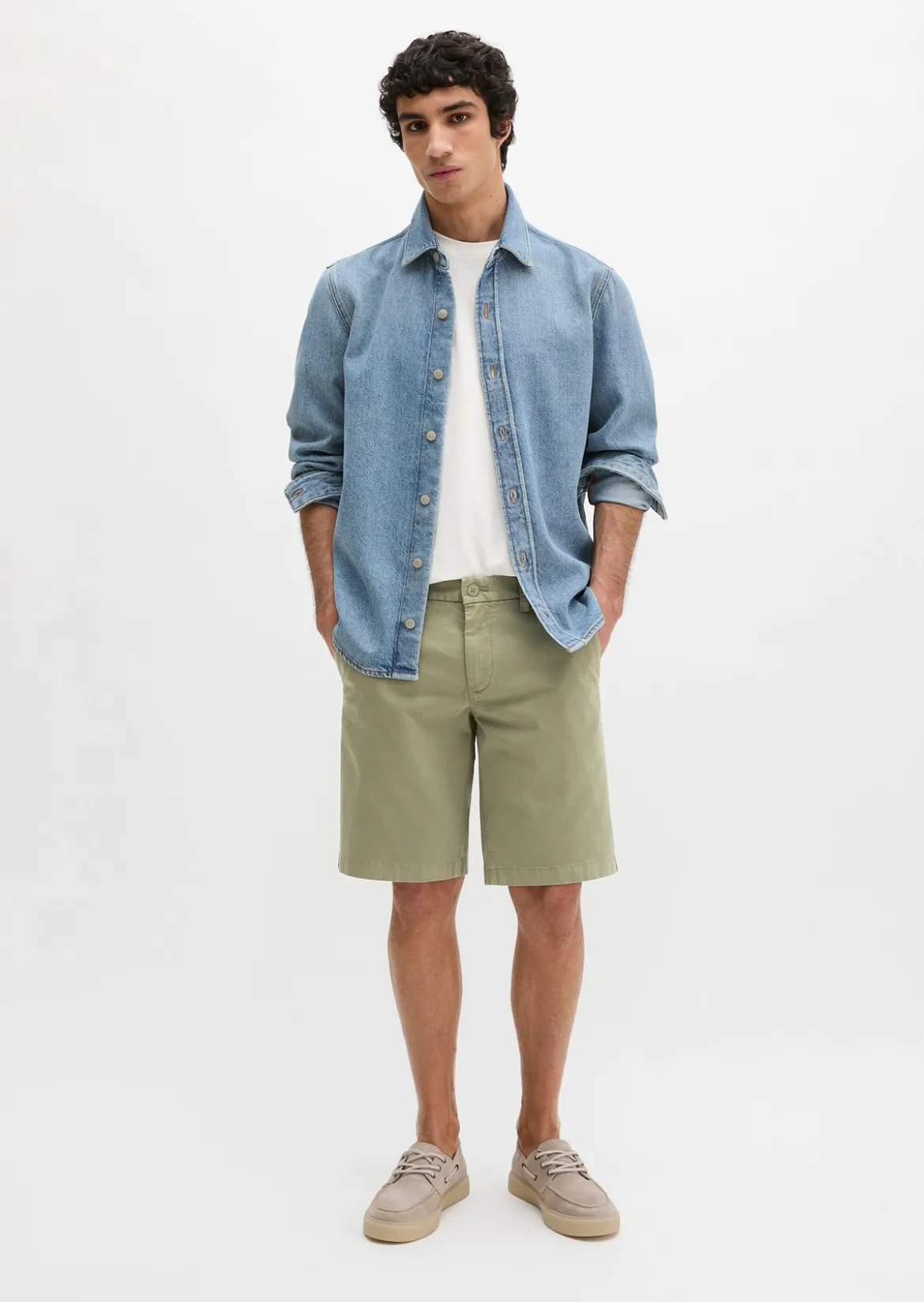 Shorts Model Reso Jogger regular in softer Twill Stretch-Qualität