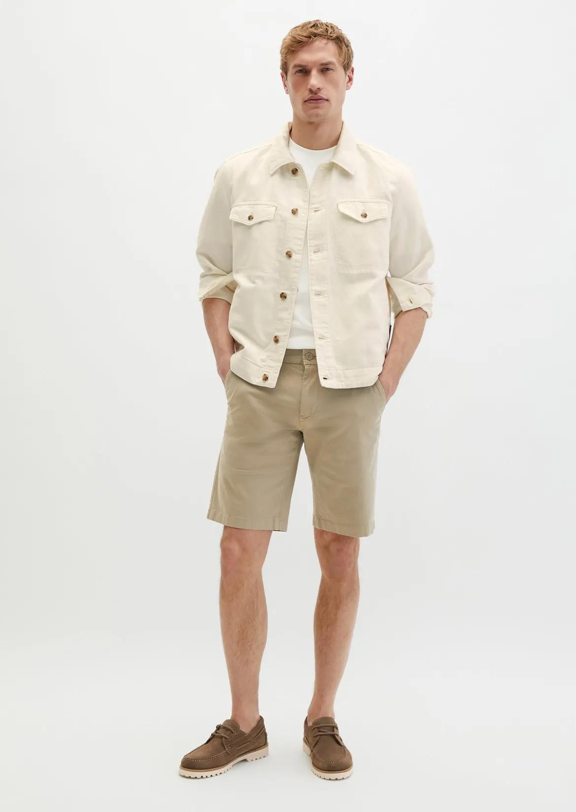 Shorts Model Reso Jogger regular in softer Twill Stretch-Qualität