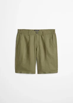 Shorts Model Reso Jogger regular aus europäischem Leinen