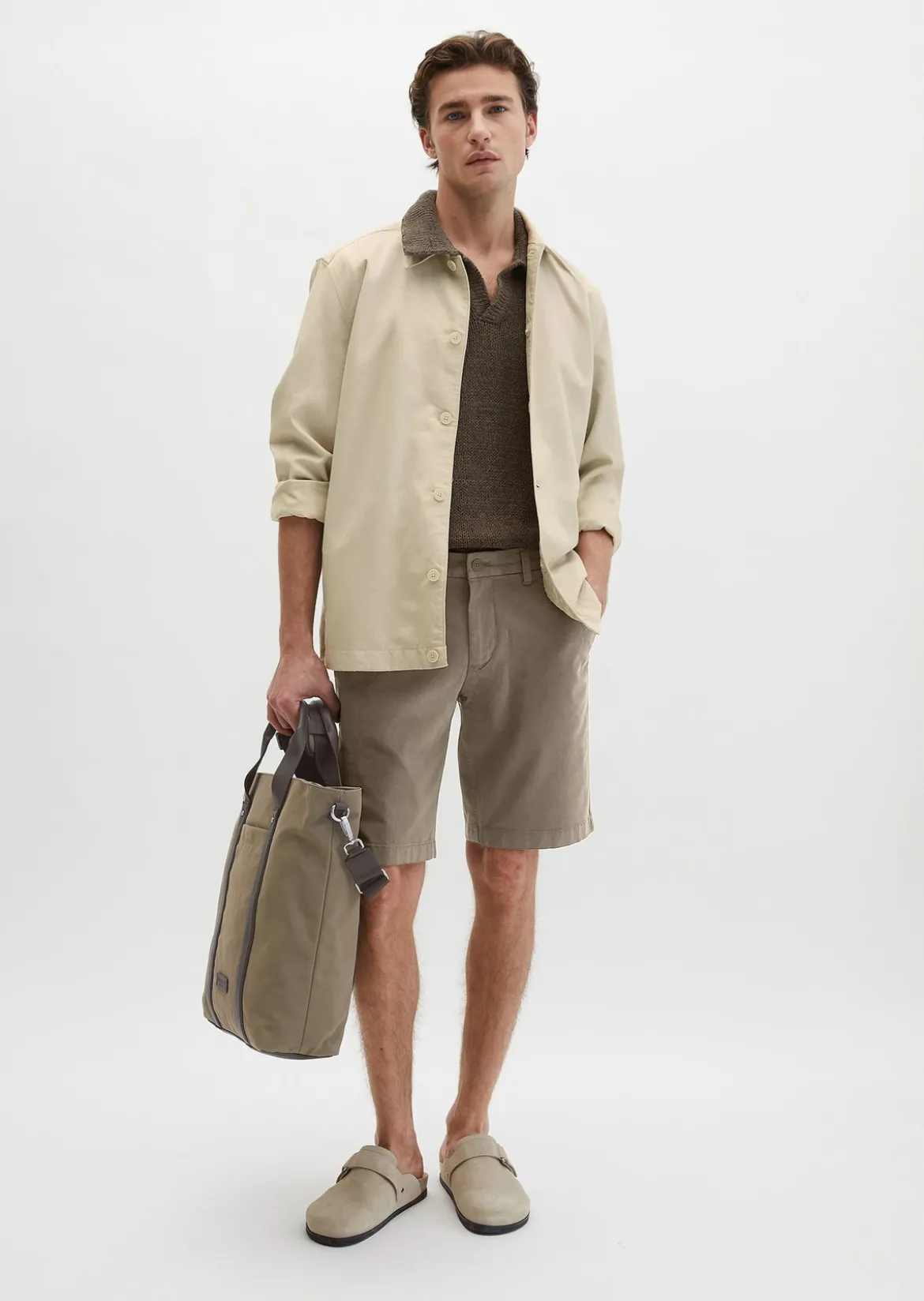 Shorts Model Reso Jogger regular in softer Twill Stretch-Qualität