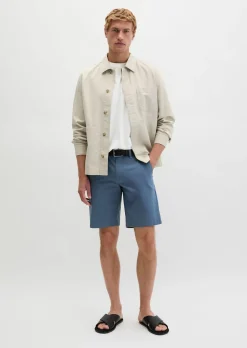 Shorts Model Reso regular aus leichtem Stretch-Twill