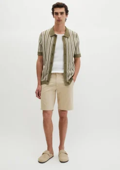 Shorts Model Reso regular aus leichtem Stretch-Twill