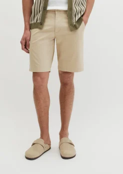 Shorts Model Reso regular aus leichtem Stretch-Twill