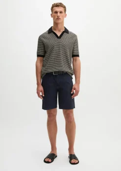 Shorts Model Reso regular aus leichtem Stretch-Twill