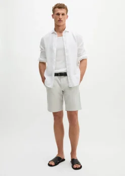 Shorts Model Reso regular aus leichtem Stretch-Twill