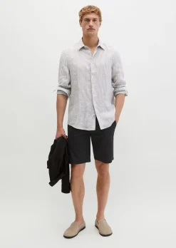 Shorts Model Reso regular aus leichtem Stretch-Twill